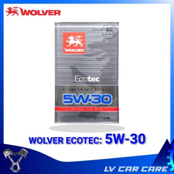 Dầu nhớt ô tô Wolver Ecotec 5W-30 4L chính hãng